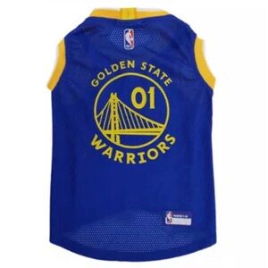 Pets First Golden State Warriors Dog Jersey Size L